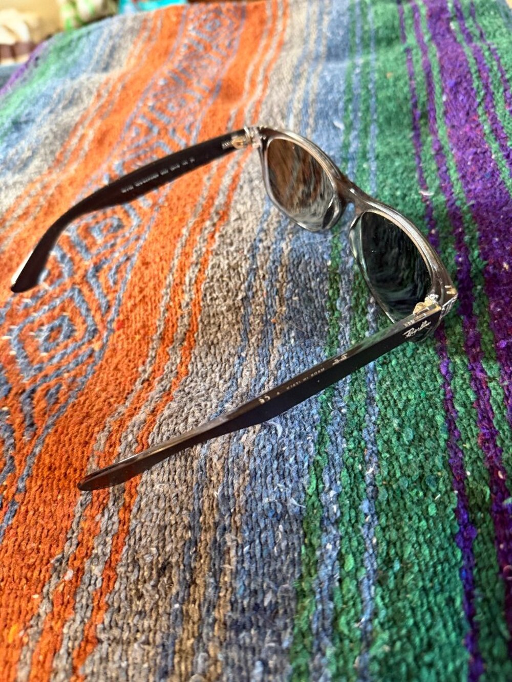 Ray-Ban New Wayfarer Sunglasses – Two-Tone (Black + Clear)